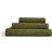 Dunelm Soft Bath Towel Green (125x70cm)