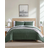 Nautica Point Harbor Embossed Bedspread Green (243.8x233.7cm)