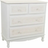 Alexandra House Living Metal Pine Wood White/Cream Byrå 80x81cm
