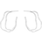 Pernille Corydon Small Double Wave Hoops - Silver