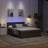 vidaXL Ottoman Sängram Med Madrass 140x200 cm Tyg Sängpaket