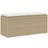 vidaXL Med Dyna Beige 110x40x44 cm Trädgårdsbänk