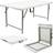 Harbour Housewares Rectangular Outdoor Camping Table 60cm L