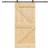 vidaXL 3366191 Skjutdörr (90x210cm)