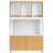 SoBuy FWT107-WN White/Natural Writing Desk 59x70cm