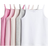 H&M Girl's Jersey Vest Tops 5-pack - Pink/White