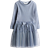 H&M Girl's Top & Skirt Set - Light Dusty Blue