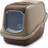 Savic Nestor Cat Litter Box 56x39x38.5cm Chocolate Brown
