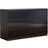 Home Source Lugano Storage 6 Drawers Black Chest of Drawer 120x72cm