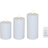 Cozzy Block White LED-lys 15cm 3stk