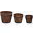 vidaXL Wooden Planter 3 pcs