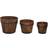 vidaXL Wooden Planter Set 3pcs