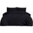 Smart Living Super Soft & Reversible Waffle Duvet Cover Black (200x200cm)