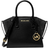 Michael Kors Avril Extra Small Leather and Suede Satchel - Black