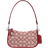 Coach Swinger Bag 20 In Signature Jacquard - Silver/Ruby Ivory