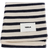 Tekla Stripes Tæppe Sort, Beige (180x130cm)