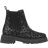 Angulus Glitter Chelsea Boot on Track Sole - Black