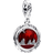Pandora Stranger Things Glow In The Dark Upside Down Dangle Charm - Silver/Red