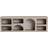 Hanah Home Nordure Traverten Marble Sandstone Console Table 38x160cm