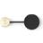 Audo Copenhagen Afteroom S Black/Brass Tøjkrog 21cm