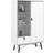 Ebuy24 Rye White Vitrinskåp 102x162cm