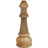 Alexandra House Living Chess Brown Figurine 36cm