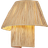 LEDVANCE Paper Hut Brown Vægarmatur