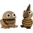 Nordahl Andersen Kaj & Andrea Natural Dekorationsfigur 5cm 2stk