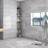 Total Tiles Stone Mix Gloss Dark Grey Floor Tile 450mm x 450mm