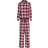 Tommy Hilfiger Original Flannel Pyjama Set - Plaid Check Deep Rouge