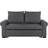 Beliani Silda Dark Grey Sofa 173cm 2 Seater