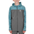 Montirex Boy's Trail Windbreaker - Grey/Teal Multi