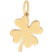 Nordahl Andersen Four Leaf Clover Pendant - Gold