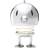 Hoptimist Bumble XL Chrome Table Lamp 23cm