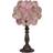 Clayre & Eef LumiLamp Tiffany Pink Bordlampe 38cm