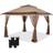 Wiltec Faltpavillon Moskitonetz 4 x 4 m Beige