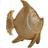 Romimex Hartsfisk Guld Prydnadsfigur 27cm