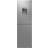 Candy CCT3L517EWSK-1 Fridge Freezer Silver