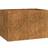 vidaXL Planter Rusty 120 x 80 x 80 cm Weathering Steel