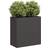 vidaXL Planter Black 80x40x80 cm Cold-rolled Steel