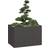 vidaXL Planter Black 120x80x80 cm Steel Plant Pot