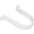FloPlast White Round Gutter Clip 68mm