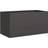 vidaXL Planter Black 80 x 40 x 40 cm Cold-rolled Steel