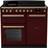 Rangemaster Estel Deluxe 100cm Induction Rangecooker Red