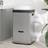 Homcom 3 Compartment Kitchen Bin 56L Stainless Steel