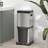 Homcom 20+14L Double Kitchen Bin with Soft-Close Lid