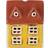 Ib Laursen Mini House Yellow Lanterne 10cm