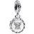 Pandora Engravable Scottish Cow Dangle Charm - Silver
