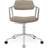 Vipp 453+ Swivel Aluminum/Dark Sand Kontorstol 77.5cm