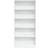 vidaXL 857853 White Book Shelf 176cm